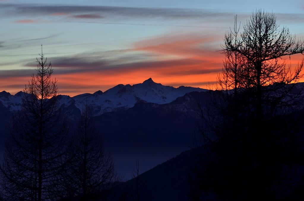Le Coin Des Melezes - Nature & Trek - Camere In Baita Di Montagna Brusson Bagian luar foto